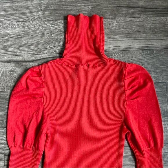 Revolve ANTHROPOLOGIE Cecilia Puff-Sleeved Turtleneck Sweater - Picture 10 of 15